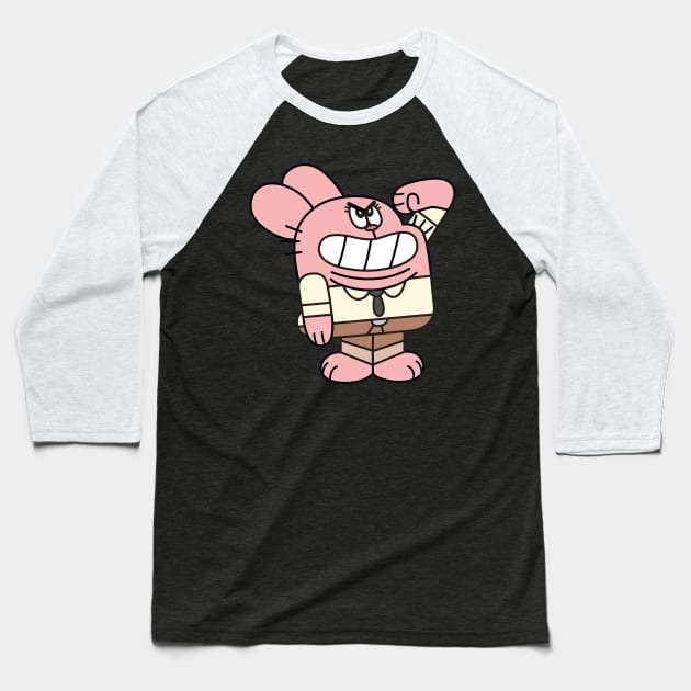 Richard Baseball T-Shirt by Plushism